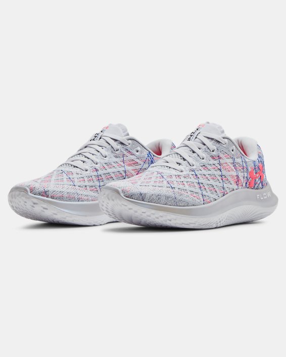Women's UA Flow Velociti Wind Prizm Running Shoes in Gray image number 3